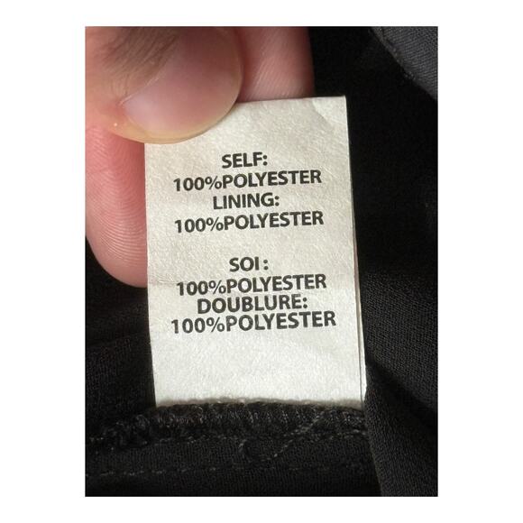 Ramy Brook Leah one shoulder minidress dress black size Large L - Picture 8 of 9